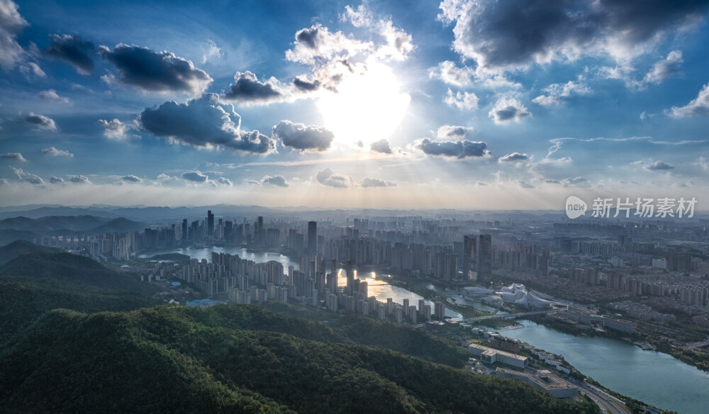 长沙梅溪湖国际新城全景
