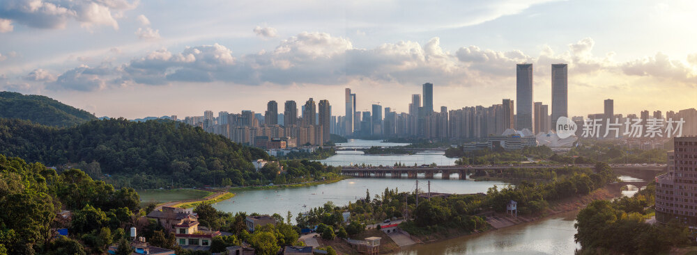 长沙梅溪湖国际新城全景