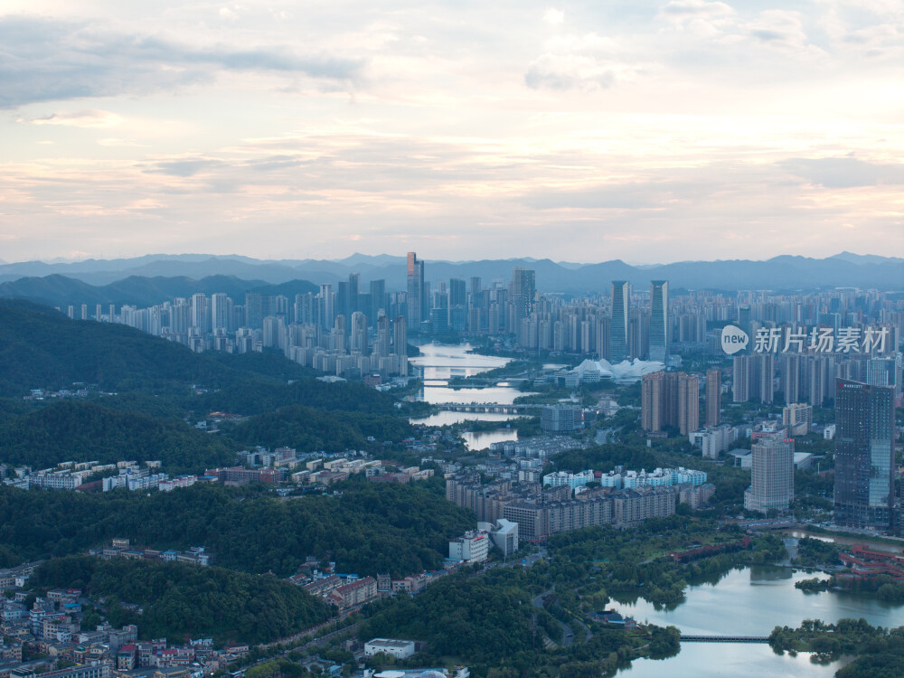 长沙梅溪湖国际新城全景