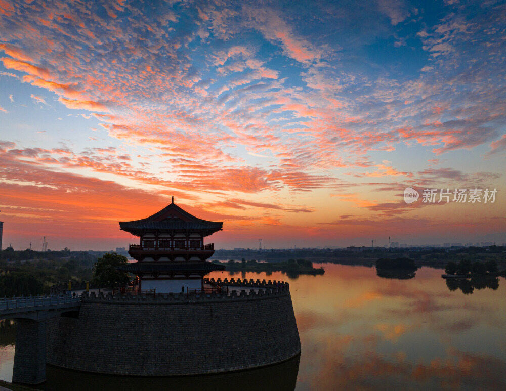 洛阳瀍河朱樱塔朝霞