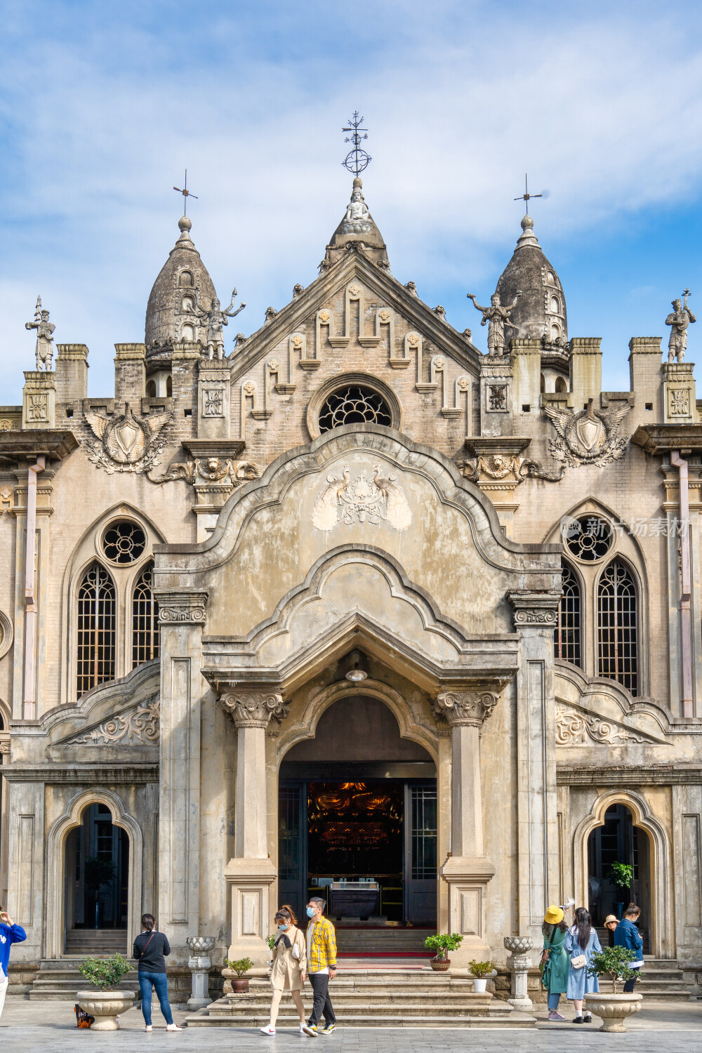 武汉古德寺的建筑细节