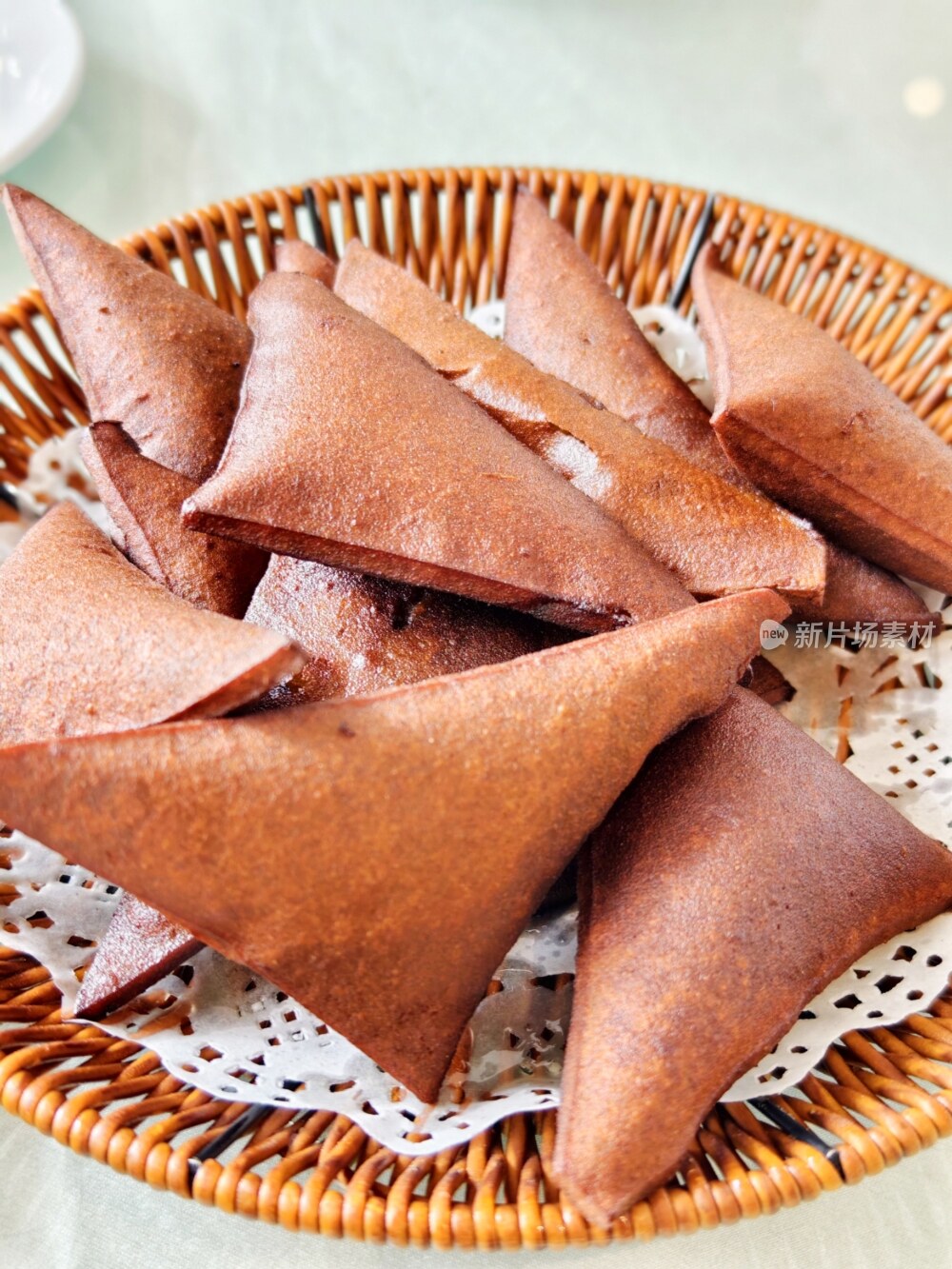 河南安阳特色美食炸血糕