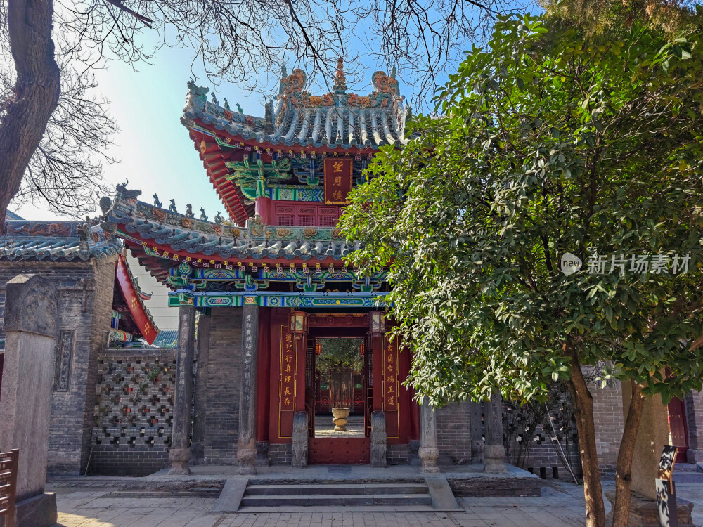 河南郑州北大清真寺古建筑园林景观