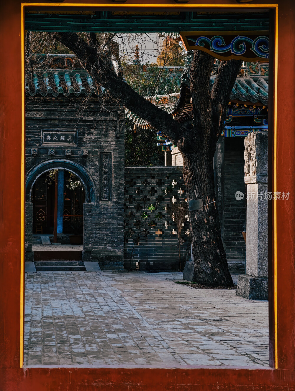 河南郑州北大清真寺园林景观