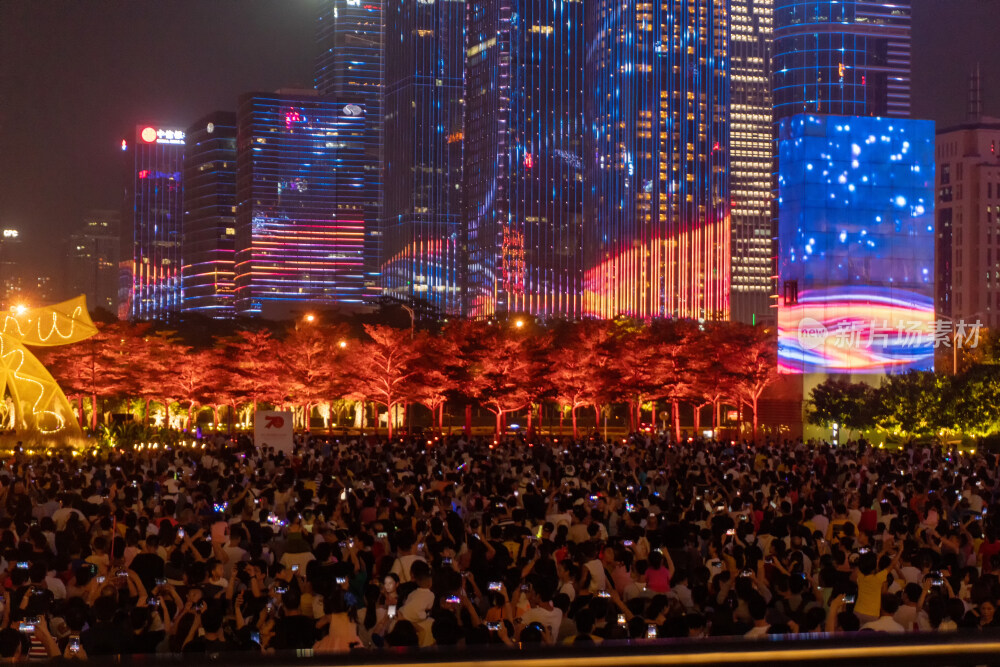 深圳市民中心CBD灯光秀