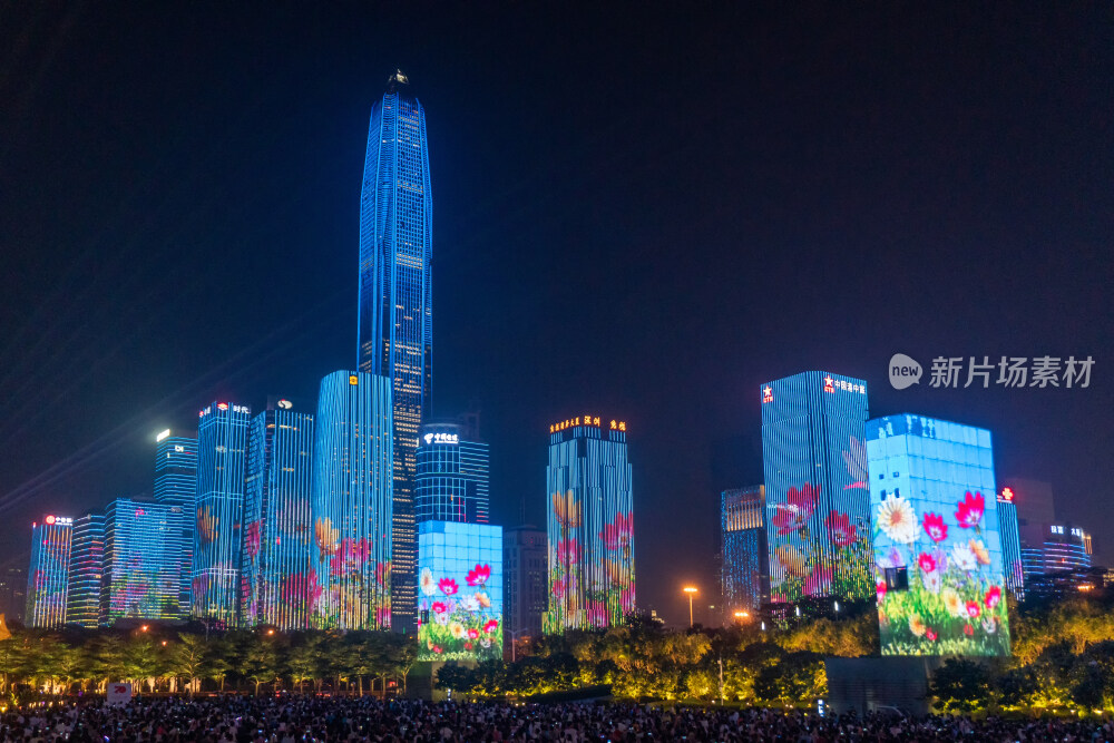深圳市民中心CBD灯光秀