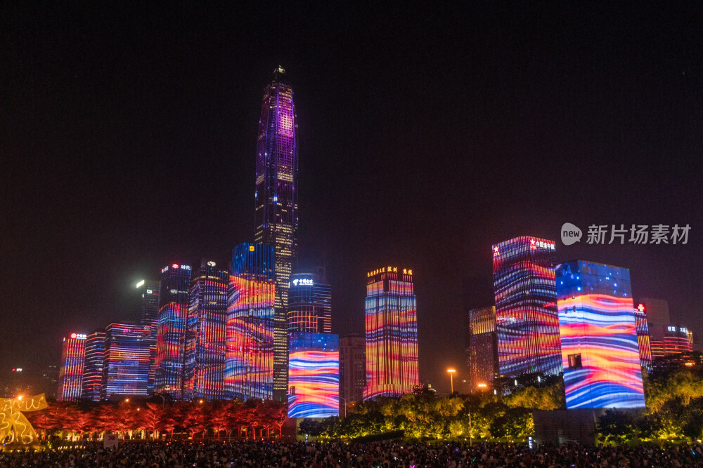 深圳市民中心CBD灯光秀