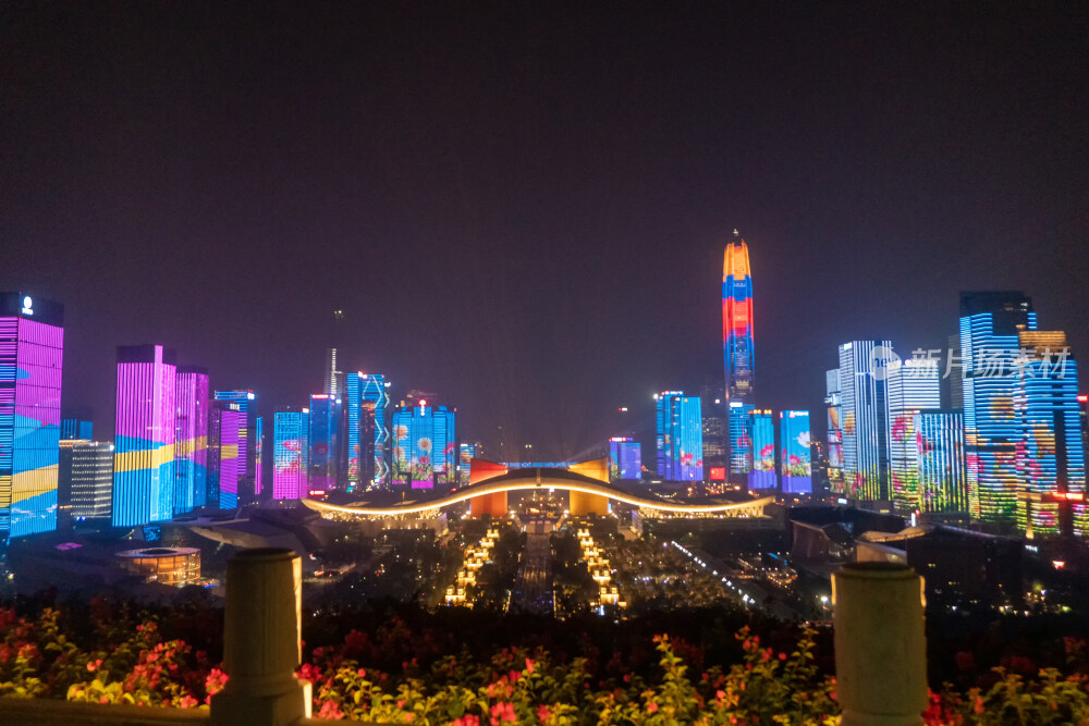 深圳市民中心CBD灯光秀