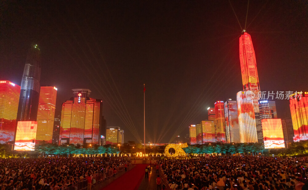 深圳市民中心CBD灯光秀