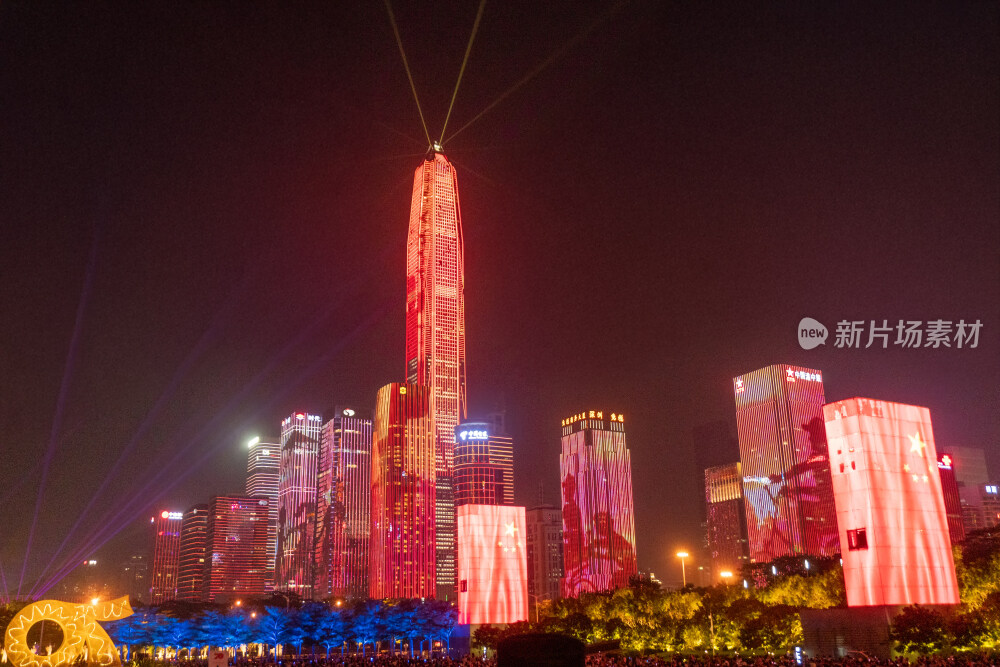 深圳市民中心CBD灯光秀