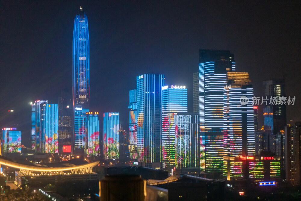 深圳市民中心CBD灯光秀