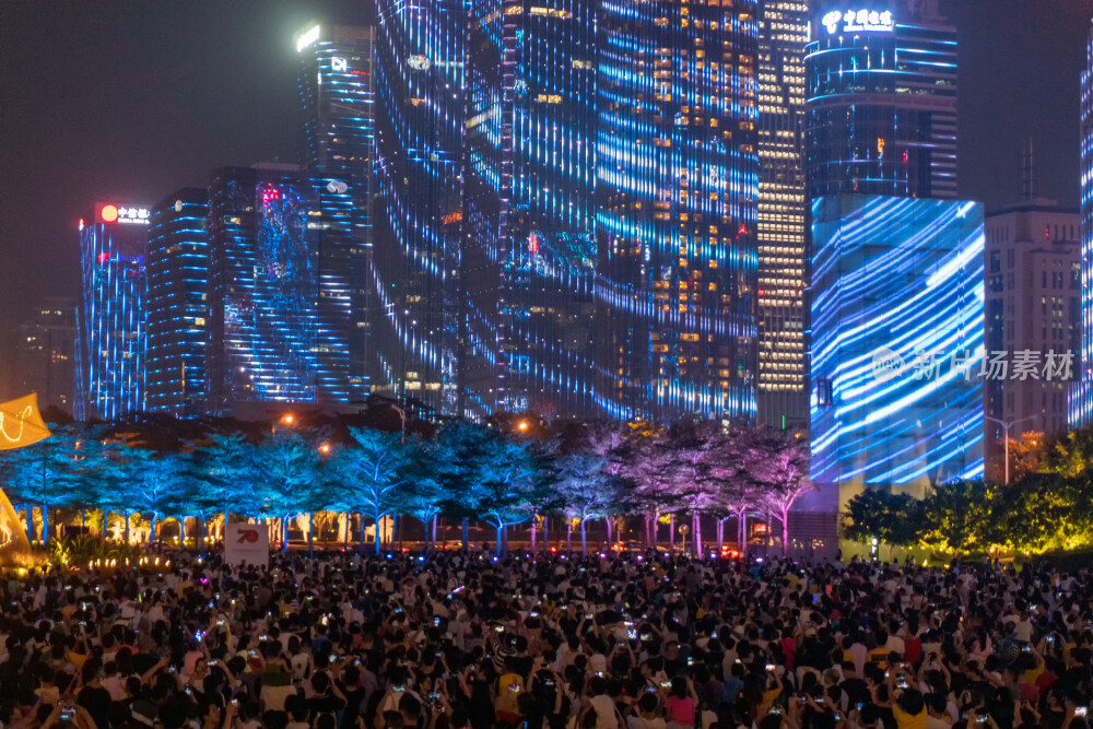 深圳市民中心CBD灯光秀