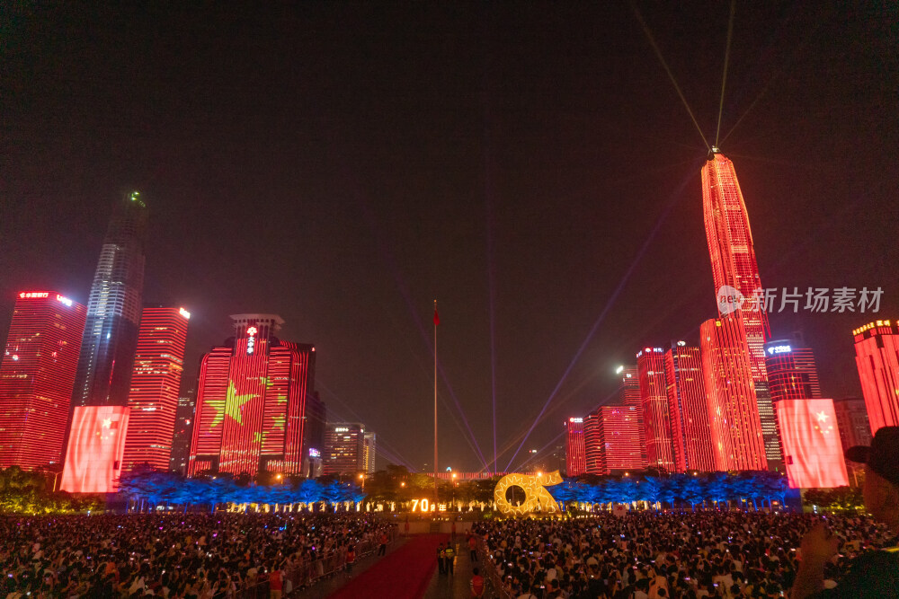 深圳市民中心CBD灯光秀