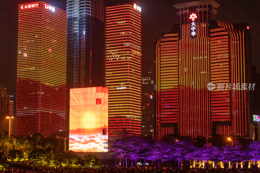 深圳市民中心CBD灯光秀