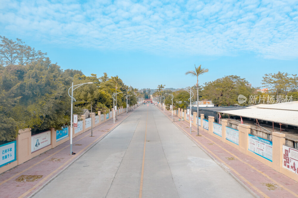 陆丰林启恩纪念中学航拍