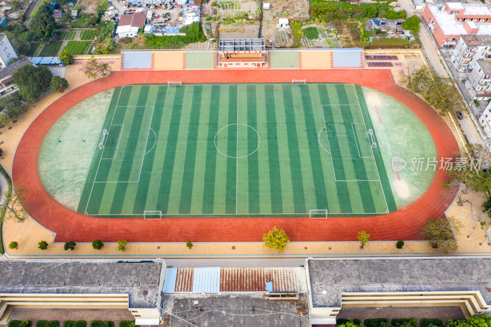 陆丰林启恩纪念中学航拍