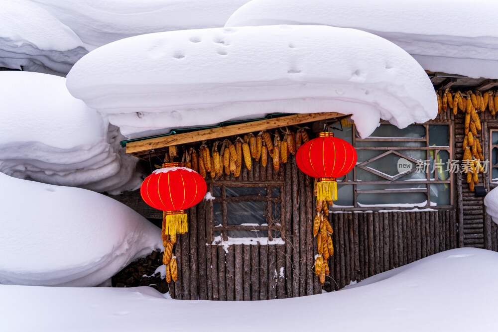 雪谷穿越羊草山到雪乡