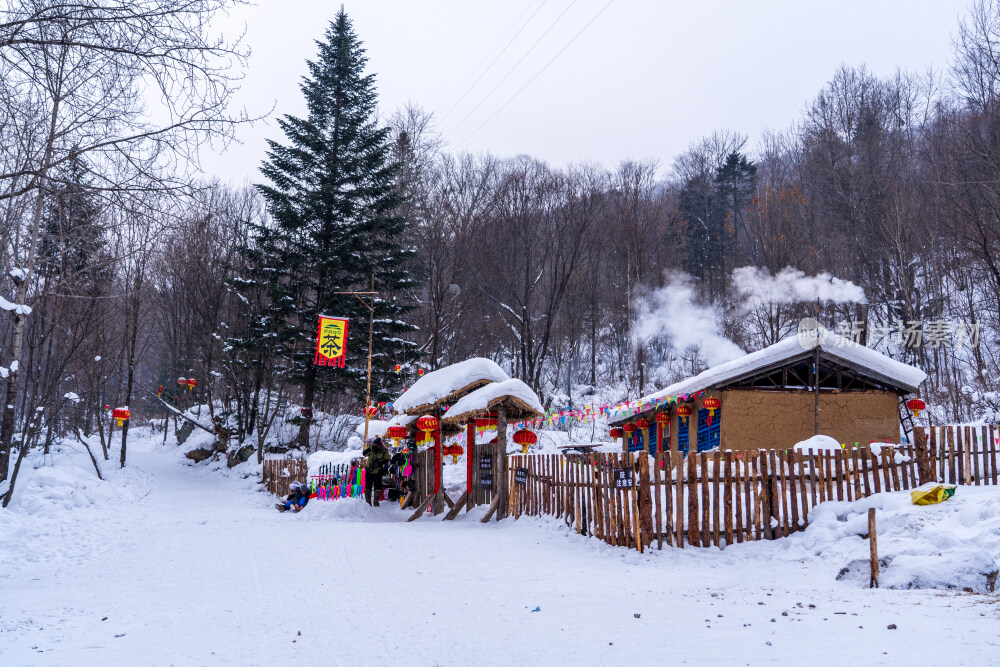 雪谷穿越羊草山到雪乡
