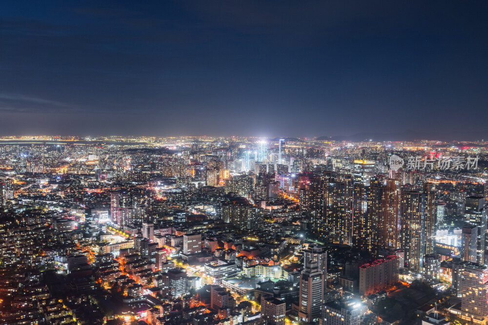 青岛城市风光日出日落火烧云