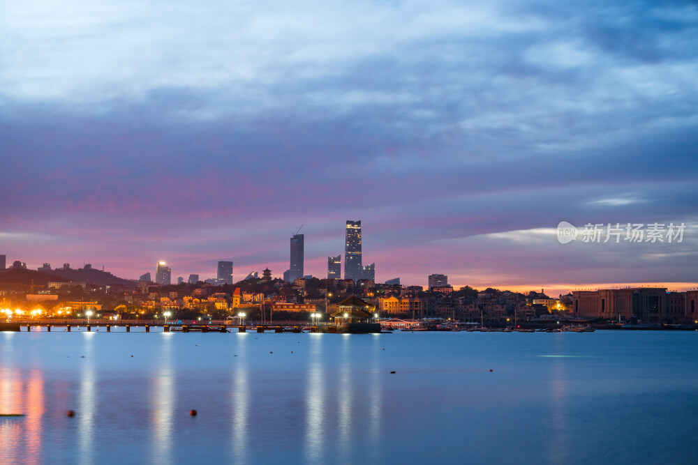 青岛城市风光航拍