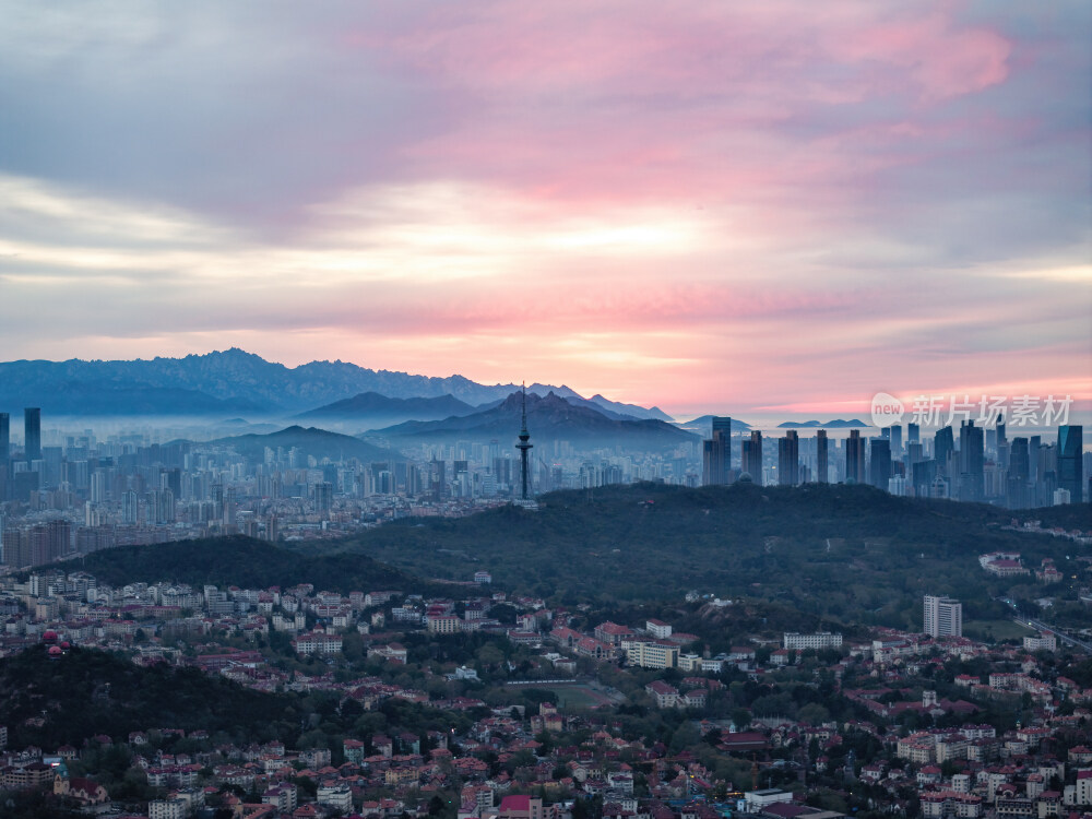 青岛城市风光航拍