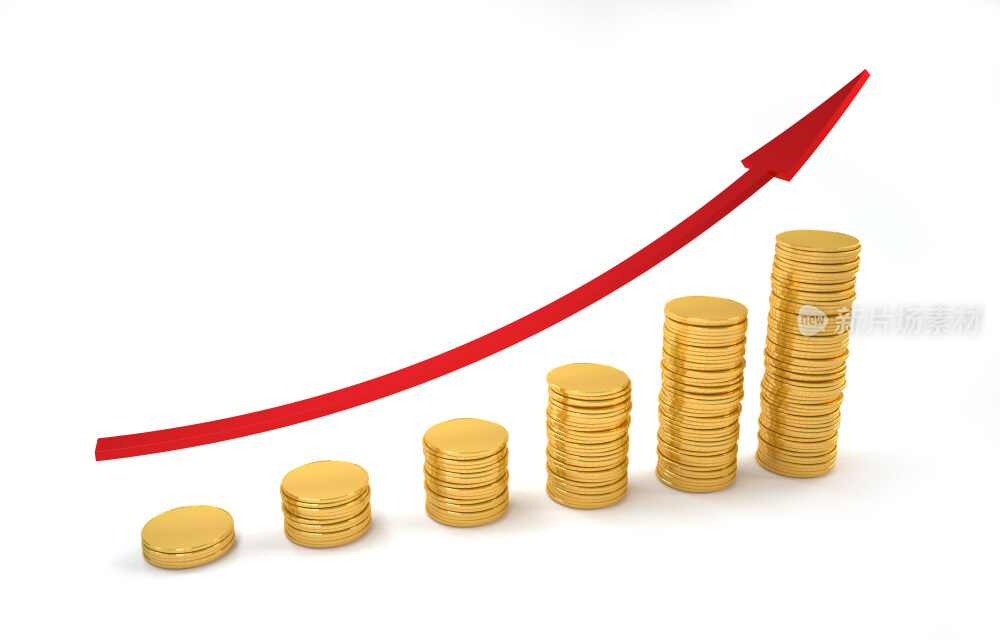 金融金币创意图