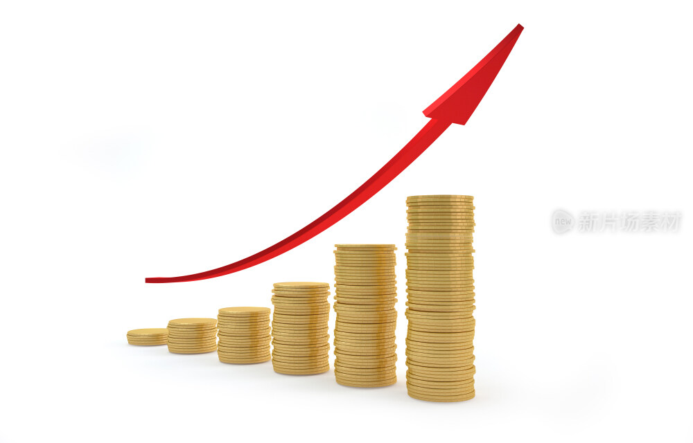 金融金币创意图