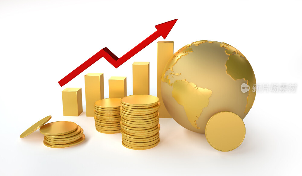 金融金币创意图