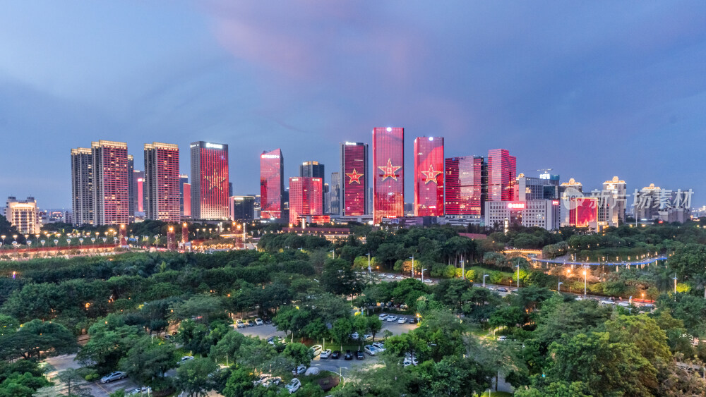 佛山千灯湖夜景
