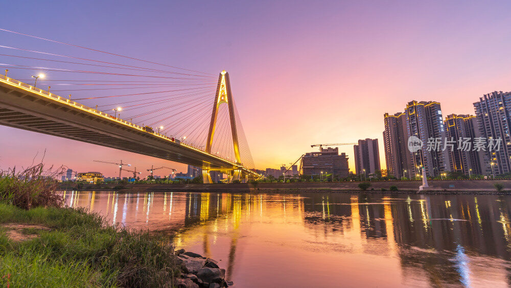 佛山奇龙大桥夜景