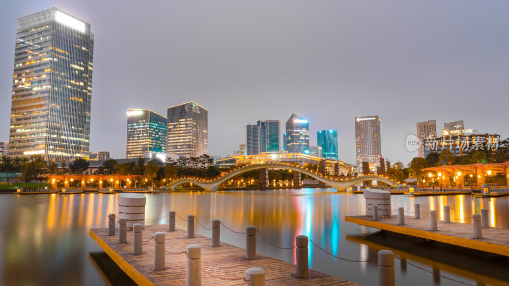 佛山千灯湖夜景