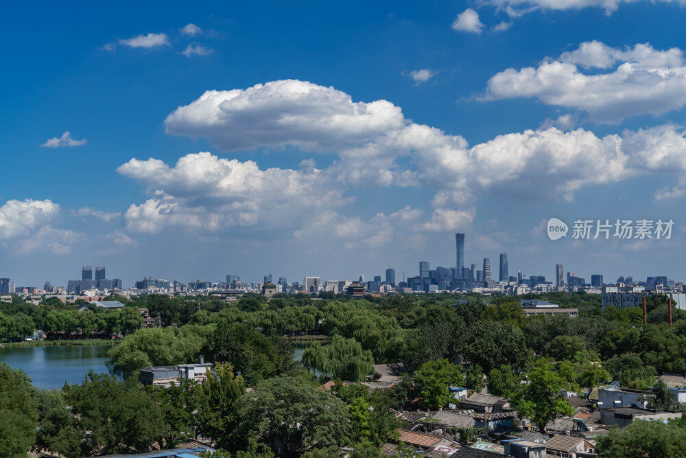 北京国贸城市风光建筑