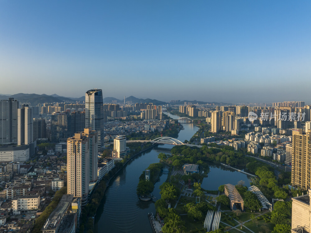 中山市岐江沿岸风光