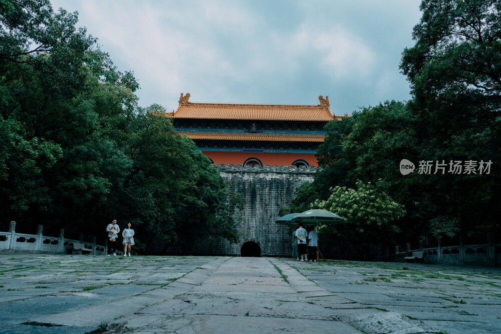 南京中山陵春天景色