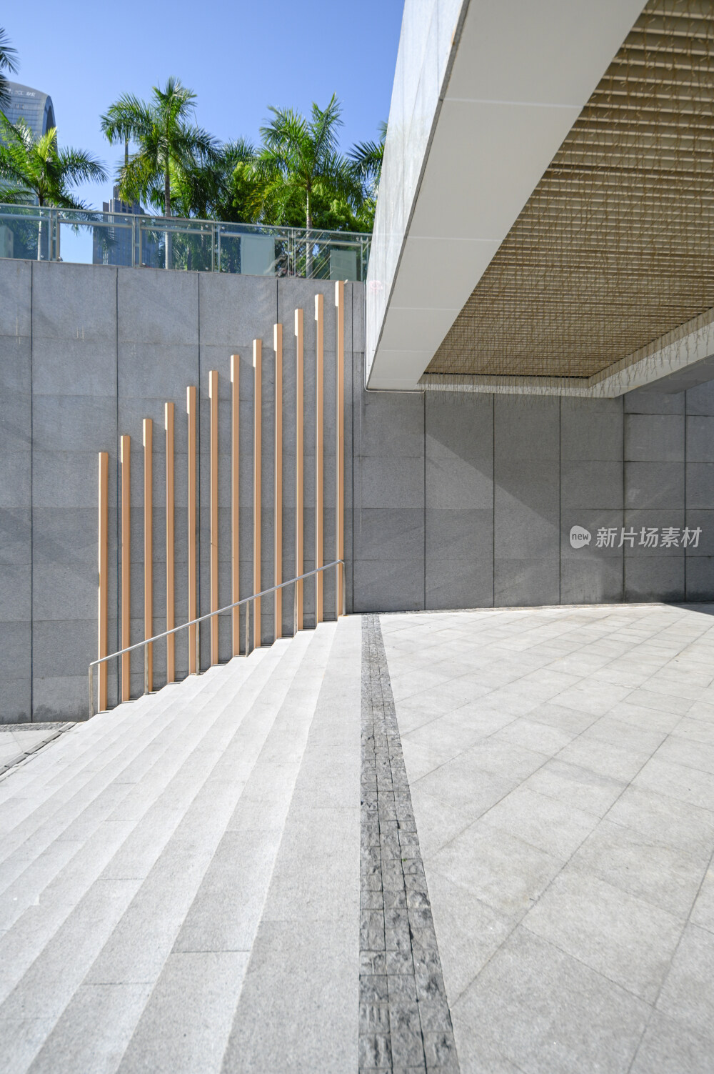 室外建筑留白照片背景配图