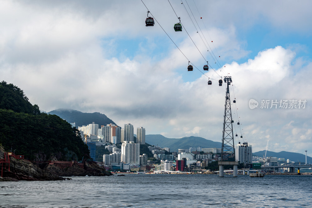 韩国釜山城市风光