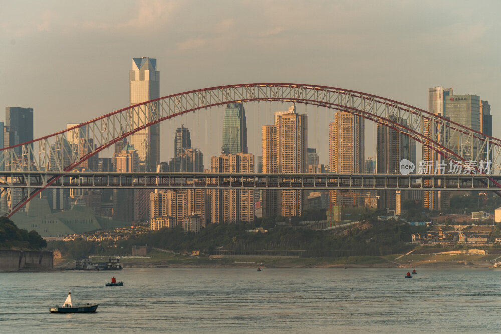 晨光中的渝中半岛