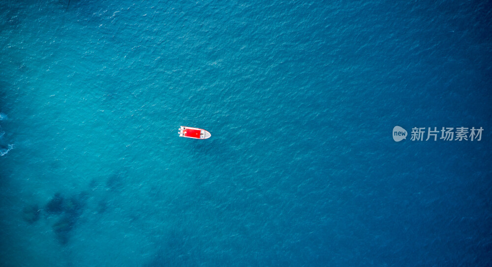 海南三亚万宁岛屿航拍风光