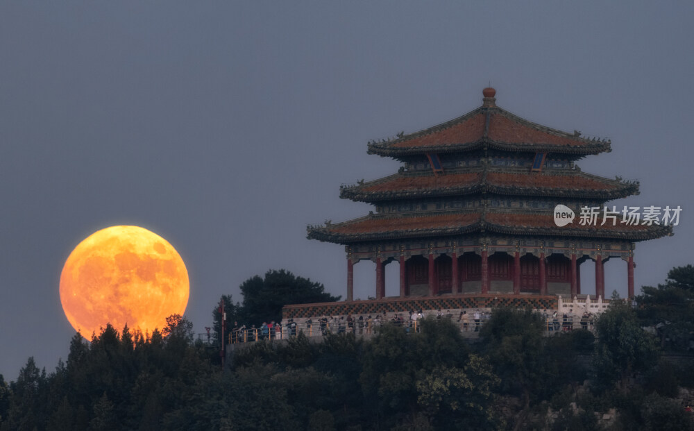 万春亭超级月亮