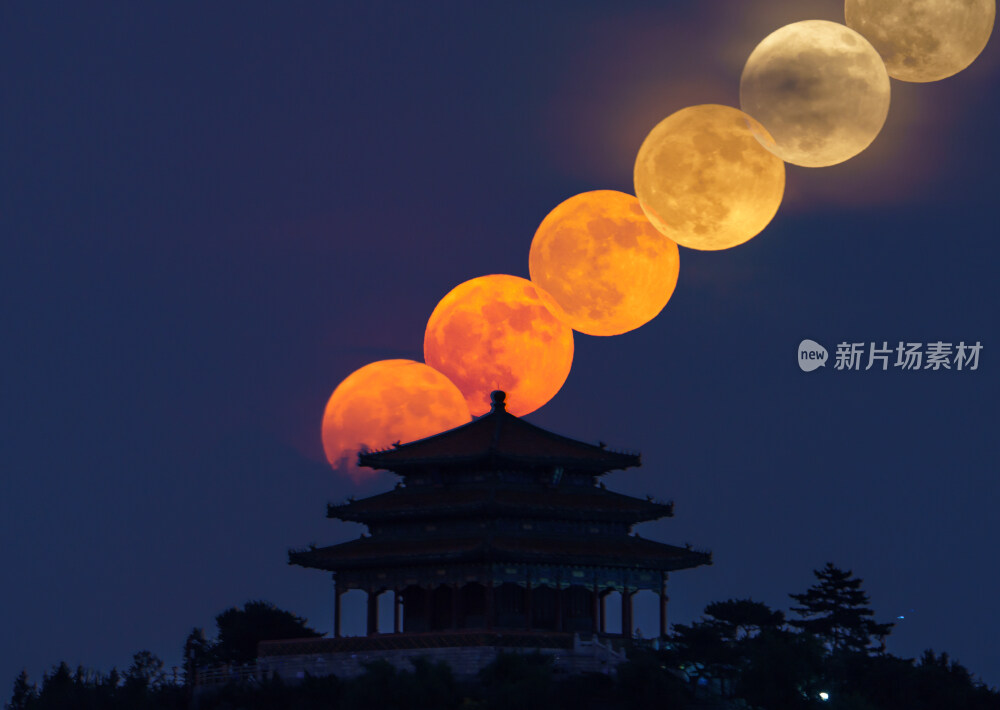 万春亭超级月亮